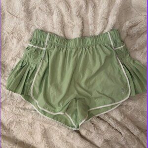 green Free People shorts